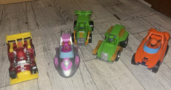 Paw Patrol Car Lot 5 Die Cast True Metal Vehicles Nickelodeon Toys Zuma Skye