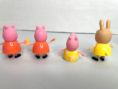 Peppa Pig’s Deluxe House Playset dollhouse & family + Friends set figures lot