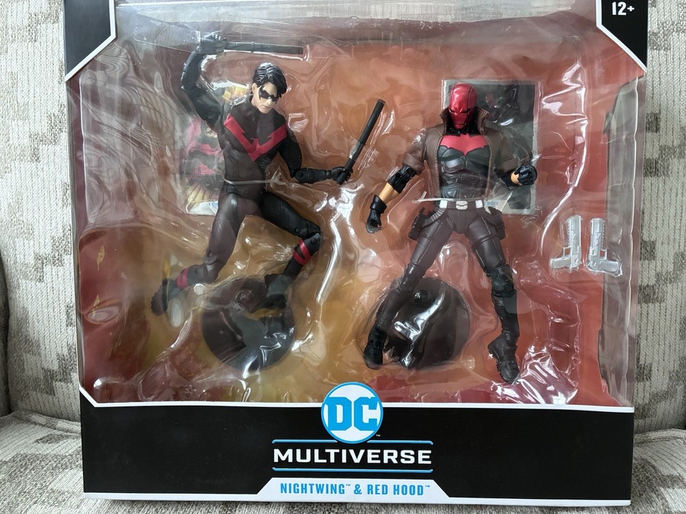 Mcfarlane DC Multiverse Nightwing and Red hood 2 pack Brand New