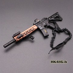 1:6 Scale M4 HK416 Assault Rifle Weapon Gun 12” Action Figure Soldier Plastic