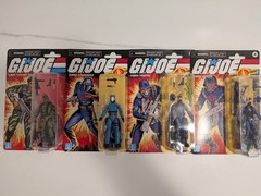 G.I. Joe Retro Cobra Commander Officer Trooper plus Stalker 3.75″ Walmart Excl