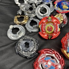 Beyblade Lot Mixed- Metal Many Pieces Everything Shown Sold As Lot See Pics