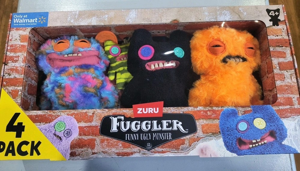 Fuggler Chaos Crew Multipack Walmart Exclusive ZURU FUGGLER 4 PACK Plush Toy