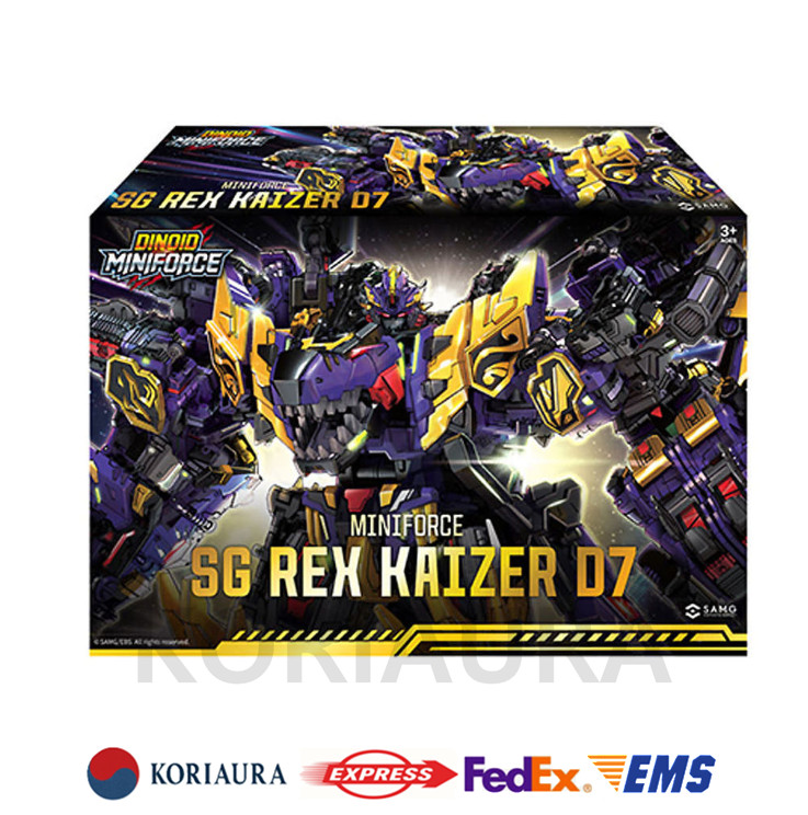 Miniforce Dinoid Warrior SG REX KAISER D7 Limited Edition Full Ver Dino Robots