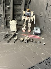 Bandai Mobile Suit 08th Battle Scarred RX79 RX-79 Gundam Type Action Figure MSIA