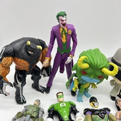 Random Lot Of Action Figures Marvel DC Funkos & Other Lot Of 17 Toy