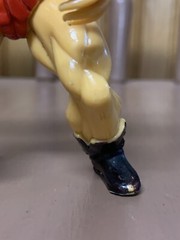 Vintage 80s MOTU KO Galaxy Heroes Wrestler Warrior Huk Orange Chest Variant READ