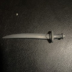 MTC Nightmare Warriors Spartacus Figure 1984 with shield & sword, missing cape
