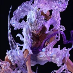Monkey D Luffy Gear 5 Sun God Nika Battle One Piece Custom Anime Action Figure