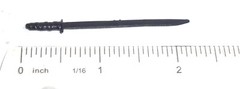 GI Joe Figure BLACK MAJOR CUSTOM Accessory (1985 Quick Kick) Sword