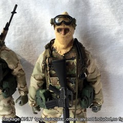 Handmade 1/12 Scale Balaclava Hat Face Mask Scarves For 6″ CrazyFigure Accessory
