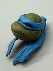 LEONARDO HEAD Ninja Turtles 2 Secret Ooze Accessory Set for 7″ TMNT NECA loose