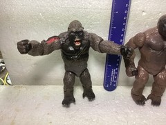 King Kong action figure lot of three.