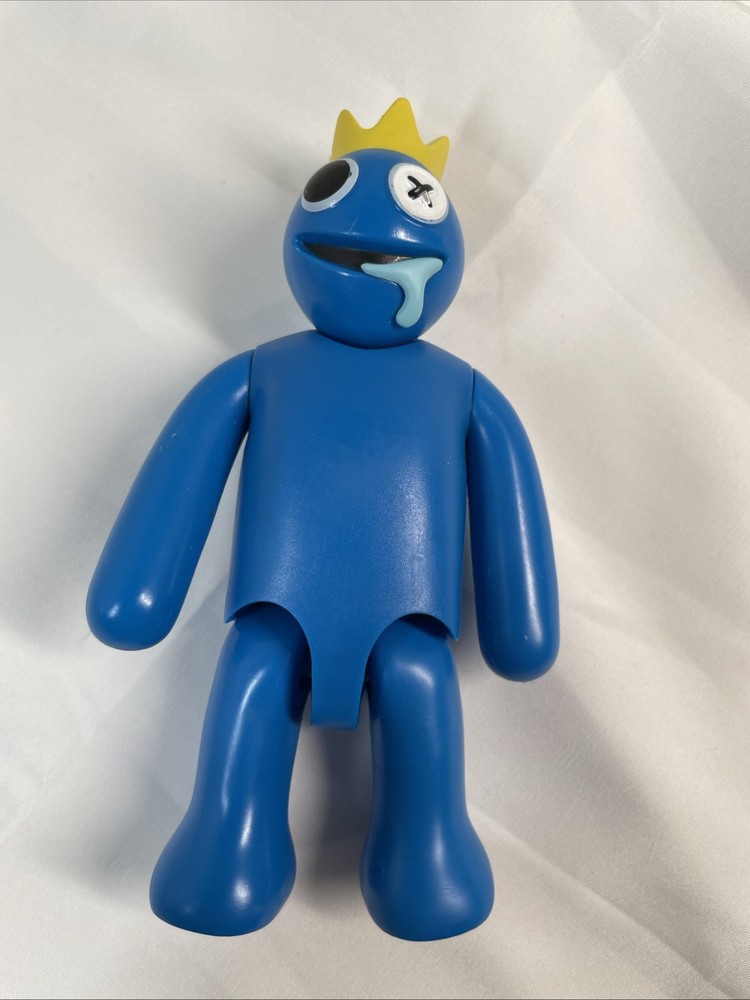 Phat Mojo – Rainbow Friends “Happy Blue” Posable Action Figure 5″ Series 1 USED