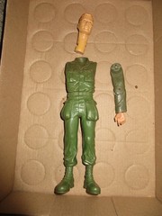 Marx Stony Stonewall Smith Army Action Figure Tent Body Parts Accessories