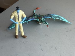 Avatar Lot 2009 Mattel Jake Sully Tan Figure + McFarlane Seze Banshee (No Rider)