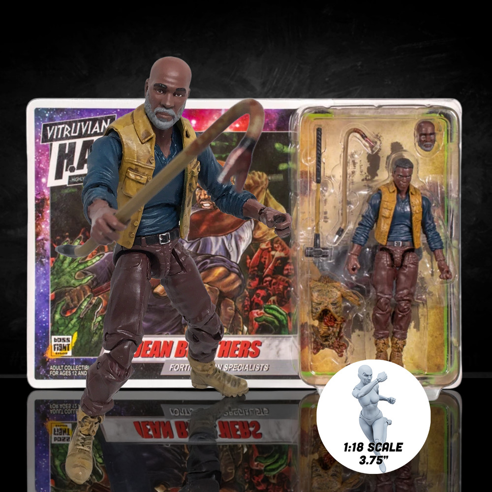 Vitruvian H.A.C.K.S. Action Figure: Series Z – Jean Brothers – Fortification