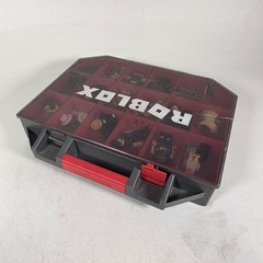 Large ROBLOX Carrying Case Almost Full Of Roblox Figures & Accessories GUC