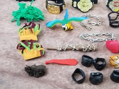 Lot WCW WWE WWF Aew Raw Smackdown Wrestling Action Figure Accessories Title Belt