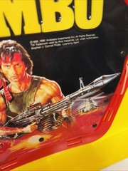 RAMBO Toys For Bikes 3-D Bike Shield W/ Classic Headband Stallone NEW ARCO 1986