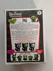 Skelanimals Series 1 KIT The Cat Figure Glow In The Dark
