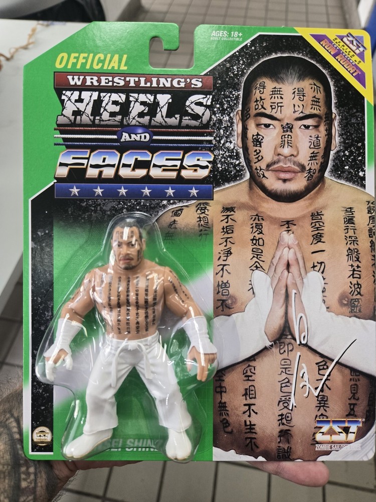 Wrestling’s Heels and Faces Series 5 Jinsei Shinzaki Zombie Sailor’s Toys New