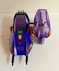 Vtg M.A.S.K. PIRANHA vehicle & SLY RAX figure 100% COMPLETE 1985 Kenner MASK