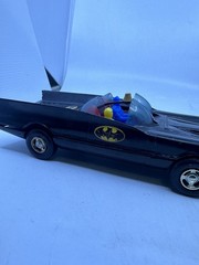 Vtg SIMMS 1970’S BATMAN & ROBIN 8″ BATMOBILE CAR VEHICLE #529 1960s 1970s