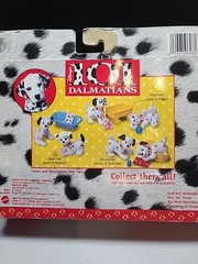 Disney 101 Dalmatians 1990s Bathtime Jewel & Dipstick Figure Set New In Box