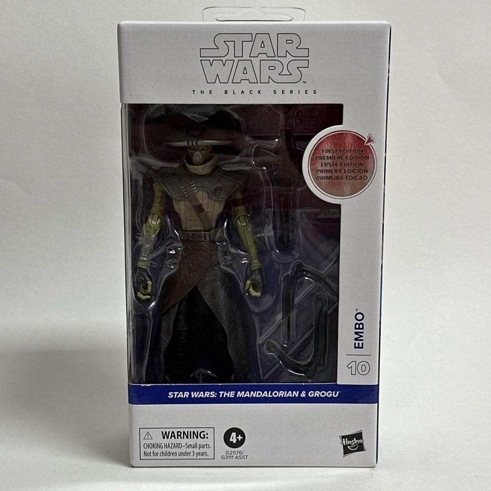 Star Wars: Mandalorian & Grogu The Black Series 10 EMBO First Edition White Box