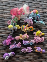 My Little Pony Mini Figure Lot Blind Bag Ponies & Ponyville Mixed Lot Of 16 Toys