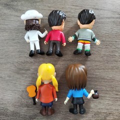 Lot of 5pcs Friends TV Series SMOLS Joey Monica Rachel Phoebe Ross Figure Doll