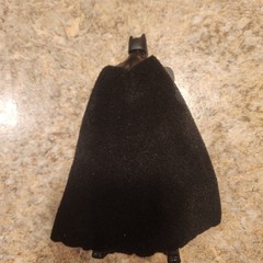 DC Batman Gray & Black Suit Action Figure Plastic/Fabric w/ Cloth Cape