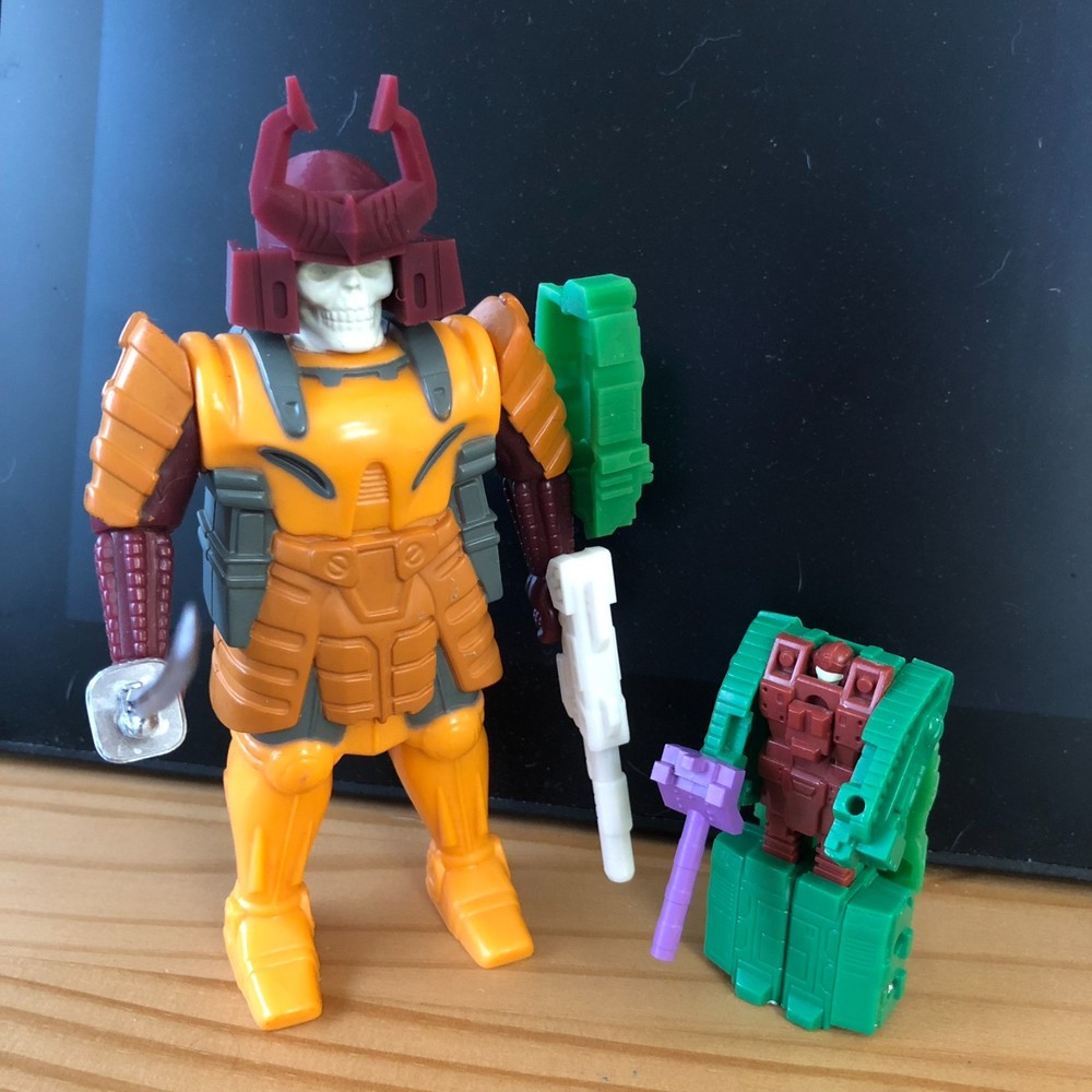 Complete Transformers G1 Pretender Bludgeon Resin Reproduction Accessory Lot