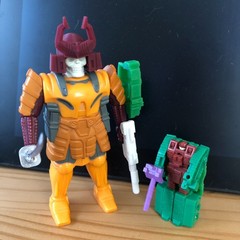 Complete Transformers G1 Pretender Bludgeon Resin Reproduction Accessory Lot