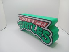 Retro TMNT logo teenage mutant ninja turtles lighbox sign collection display