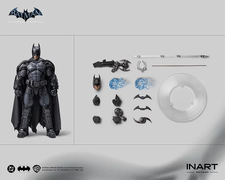 Inart 1/12 Batman: Arkham Origins Battle Damaged Version Action Figure In Stock