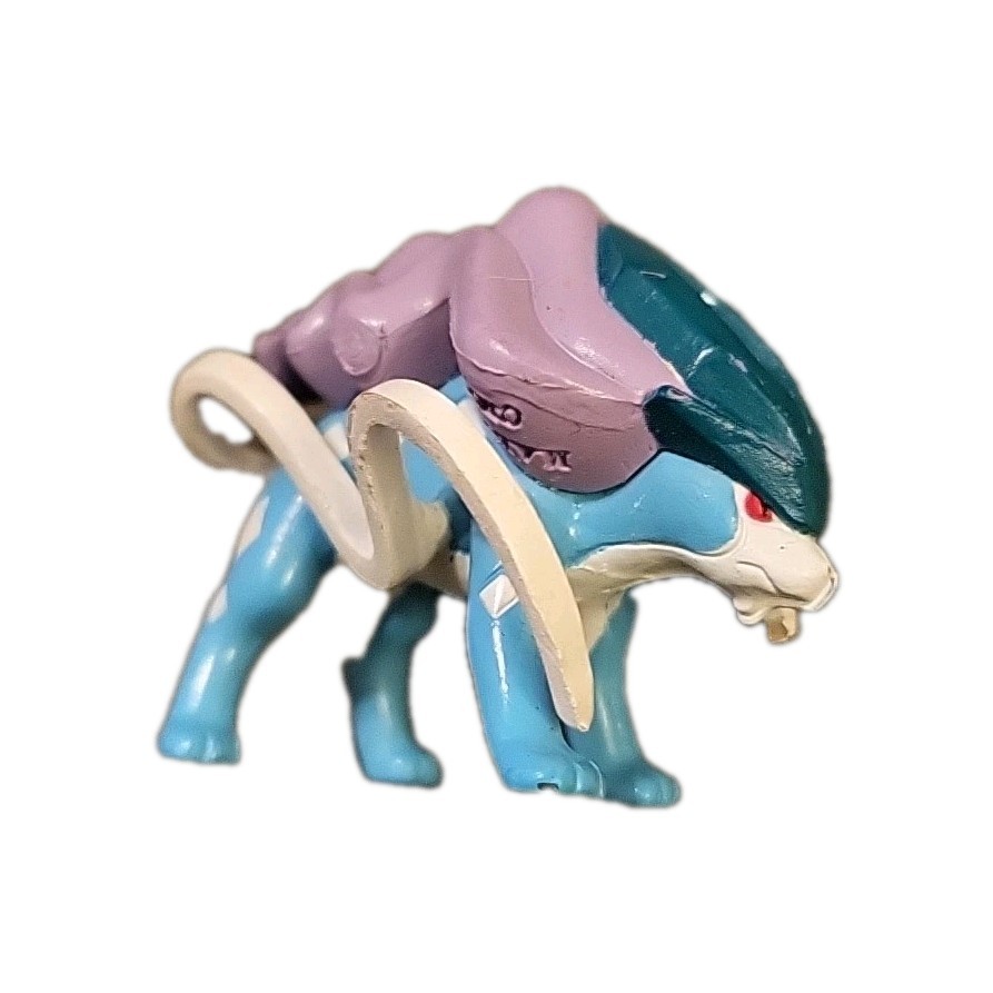 Pokemon Suicune Tomy 2″ Blue Purple Teal White Action Figure Toy Collectible