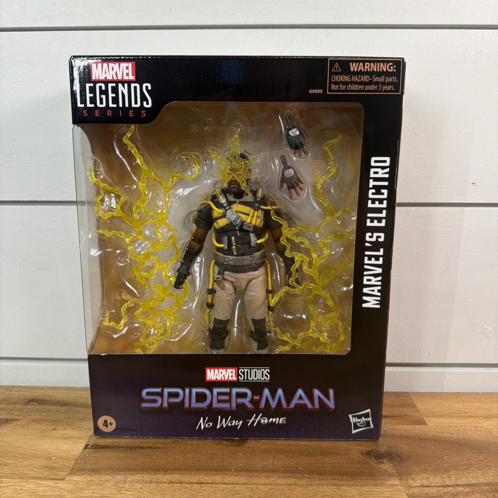 Marvel Legends Spider-Man No Way Home Electro 6″ Deluxe Figure New Ships Fast!
