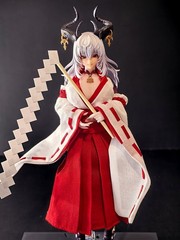 1/12 Custom Female Long Miko Outfit Dress for 6” Snail Shell Action Figure