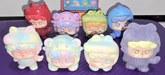 Jotoys Q.Kid Super Q.Team Series Mini Figures Set Of 8 New/Confirmed w/ID Cards