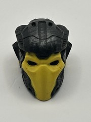Soldier Of Fortune Combat Operative Black & Yellow Helmeted Head 1/12 Scale