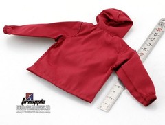 1/6 Casual Jacket Coat Tops Hooded Half Zipper Male Clothes For 12” Figure Body