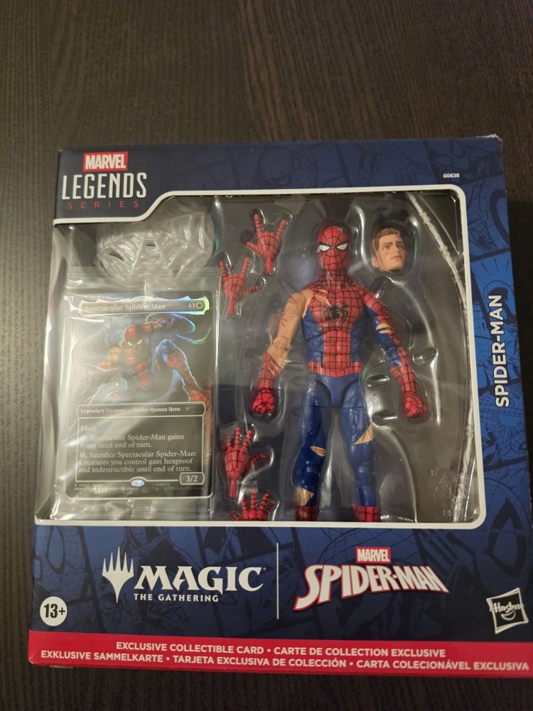 HASBRO Marvel Legends Magic The Gathering Spider-Man Battle Figure, NEW