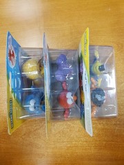 3 Pks of 2: Sesame Street Characters Cookie Monster/Big Bird Elmo Bert/Ernie F