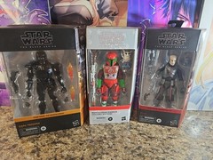 Hasbro Star Wars Mandalorian Warrior Holiday Edition Dark Trooper Echo Figures