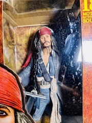 NEW Open Box Talking 18” Jack Sparrow Pirates of the Caribbean Black Pearl NECA