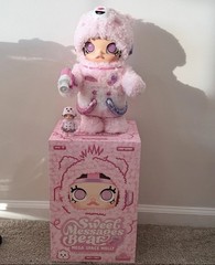 Mega Space Molly 400% and 100% Sweet Messages Bear New Open Box