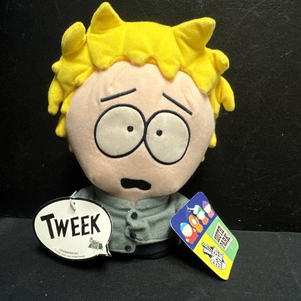 SOUTH PARK 2001 Tweek 8″ Plush – W/Tags, Shaking RARE