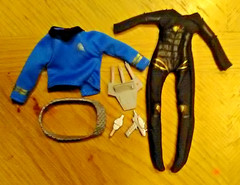 MIX MEGO STAR TREK SHIRT/ BODY SUIT & ACCESSORIES
